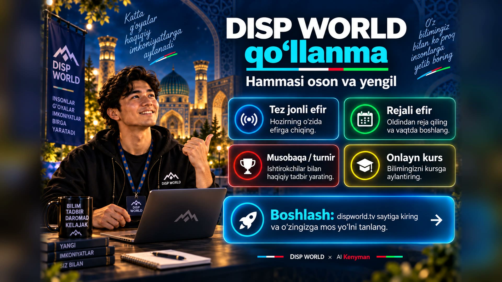 DISP WORLD:  boshlash uchun oddiy qo‘llanma — photo 2