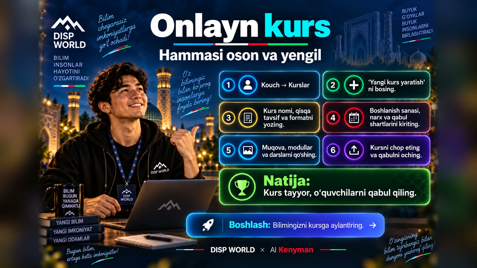 DISP WORLD:  boshlash uchun oddiy qo‘llanma — photo 7